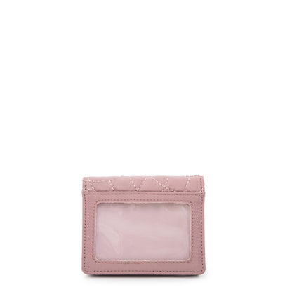 Tarjetero carlota pequeña rosa viejo