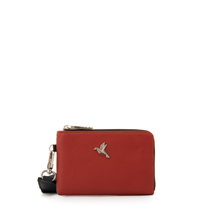 Billetera monserrat mediana rojo