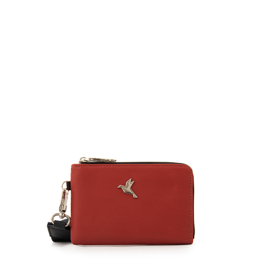 Billetera monserrat mediana rojo