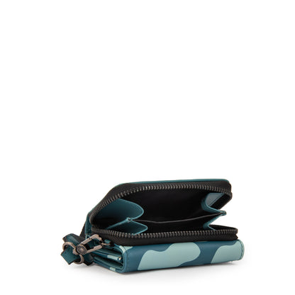 Billetera zigor pequeña turquesa