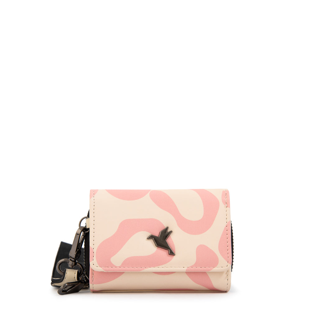 Billetera zigor pequeña blanco crudo