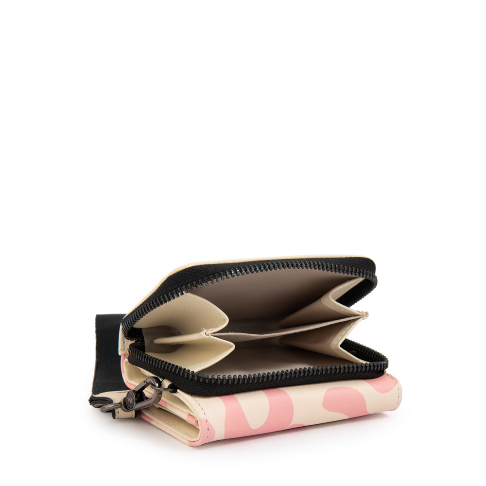 Billetera zigor pequeña blanco crudo