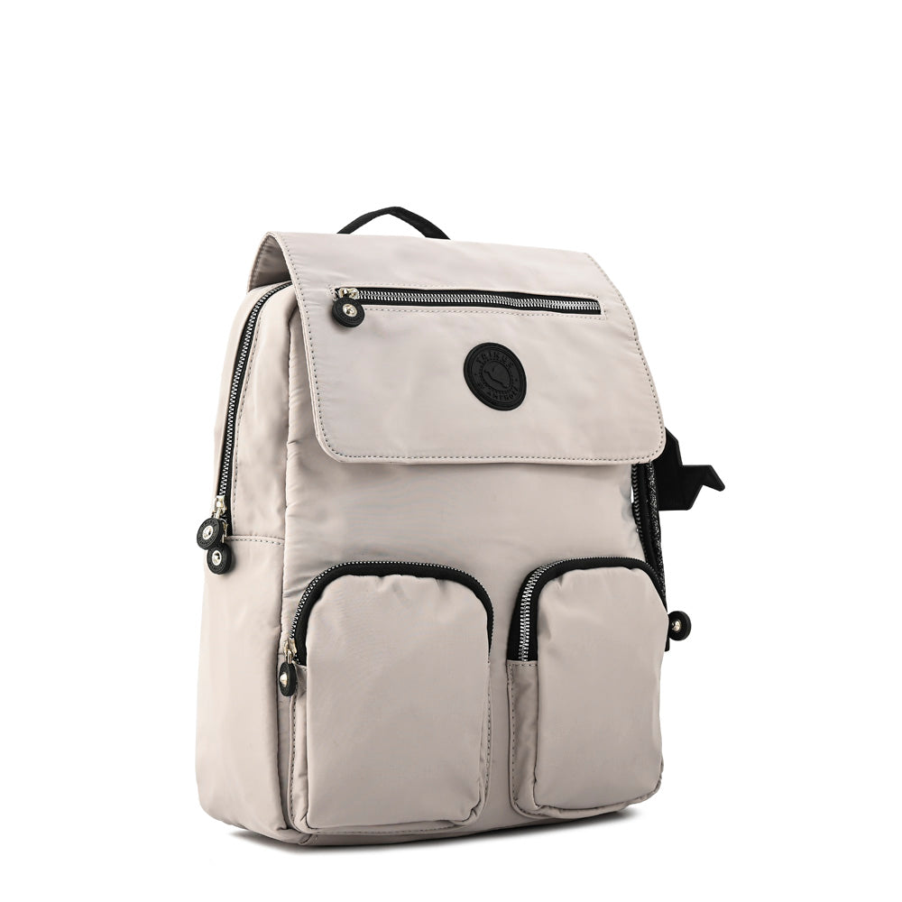 Mochila Porta Notebook kairi gris claro