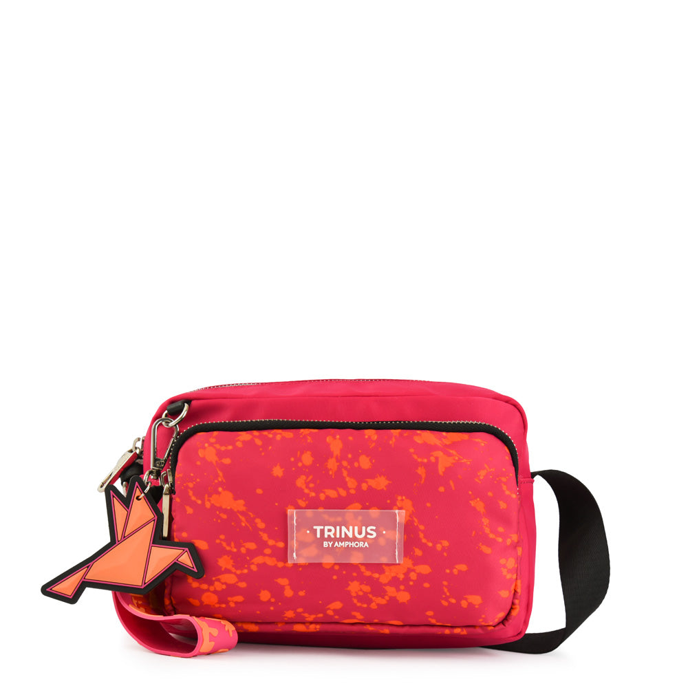 Cartera Bandolera Mediana Paly Fucsia