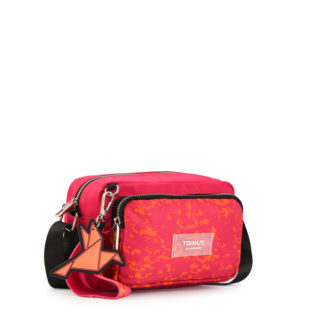 Cartera Bandolera Mediana Paly Fucsia