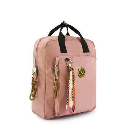 Mochila porta notebook grande nara rosa viejo