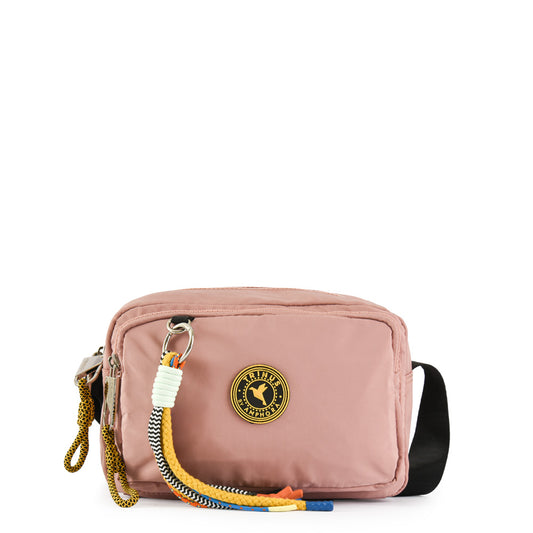 Cartera Bandolera Pequeña Nara Rosa Viejo