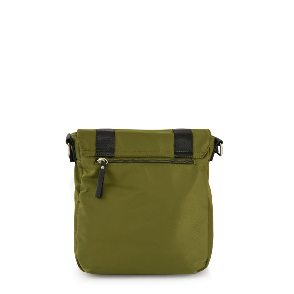 Cartera Bandolera Mediana Sue Verde Oscuro