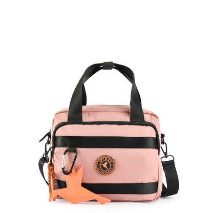 Cartera bandolera pequeña gansbaai rosa viejo