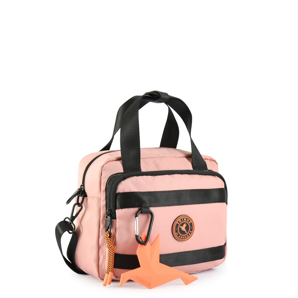 Cartera bandolera pequeña gansbaai rosa viejo