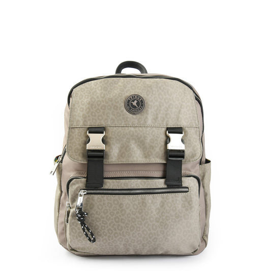 Mochila porta notebook college grande taupe