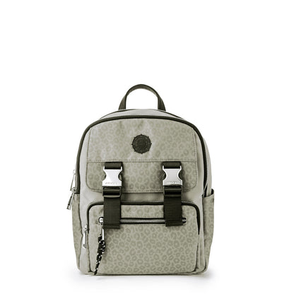 Mochila college mediana taupe