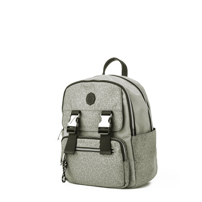 Mochila college mediana taupe