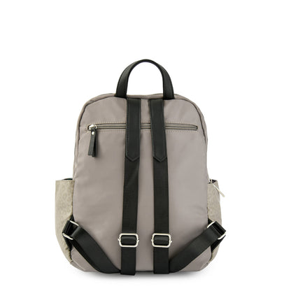 Mochila college mediana taupe