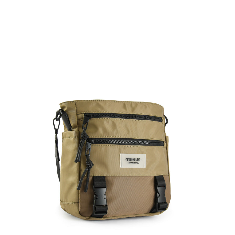 Cartera bandolera mediana niagara taupe