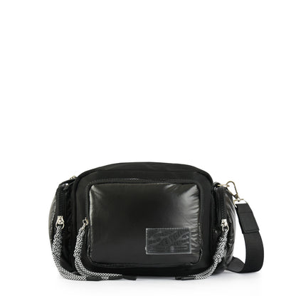 Cartera bandolera mediana milton negro