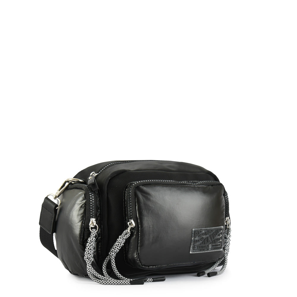 Cartera bandolera mediana milton negro