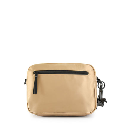 Cartera bandolera pequeña auroria beige