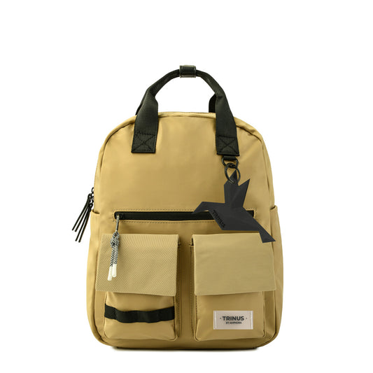 Mochila Porta Notebook Grande Auroria Beige