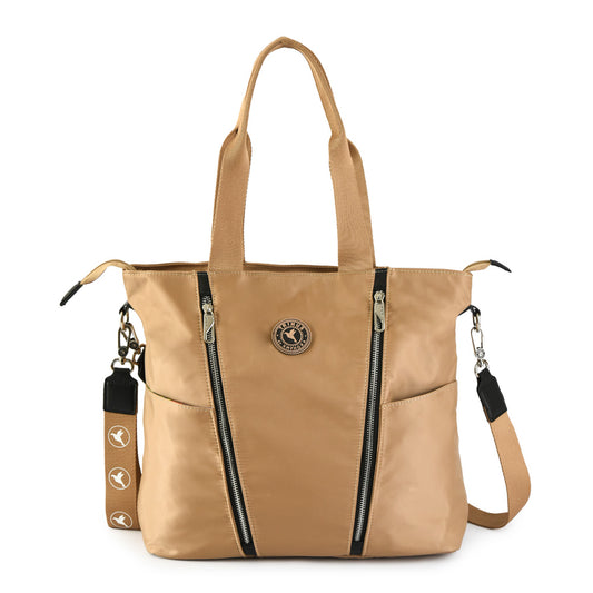 Cartera Dos Asas Shopping adelle beige