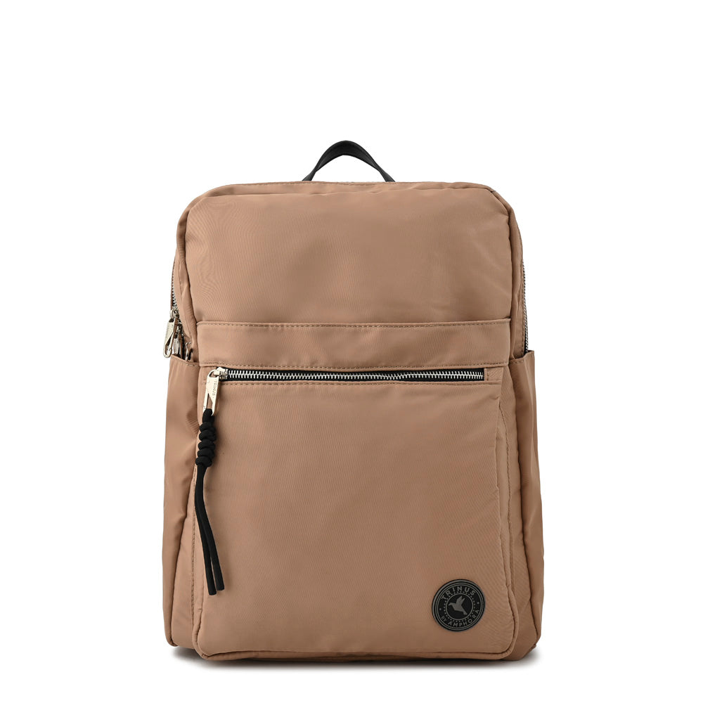 Mochila Porta Notebook Grande Halia Beige