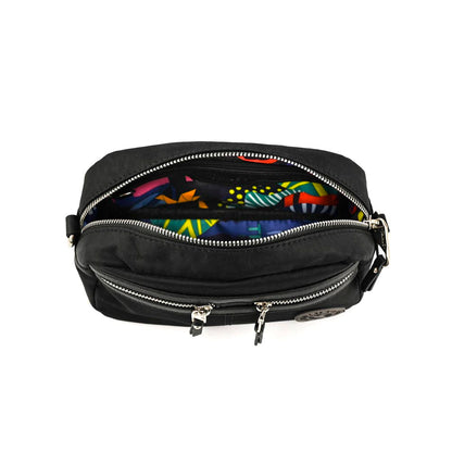 Cartera bandolera mediana oliana negro