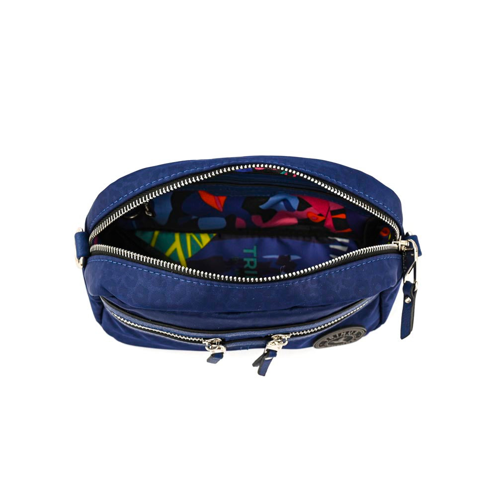 Cartera bandolera mediana oliana azul electrico