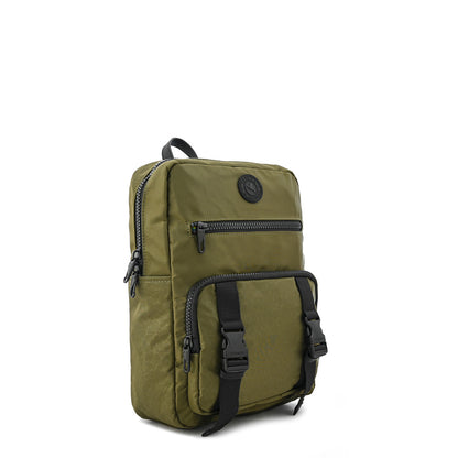 Mochila porta notebook grande amaya verde oliva