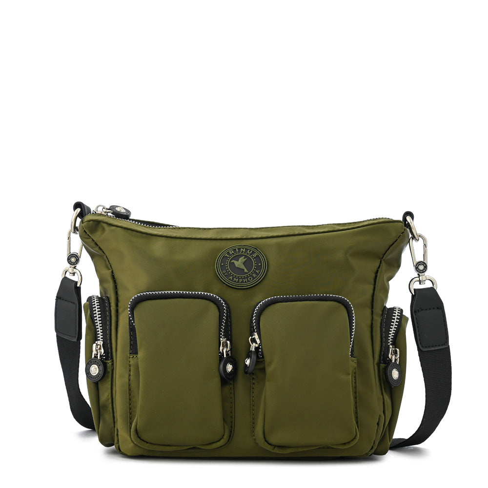 Cartera bandolera Carine Verde Oliva