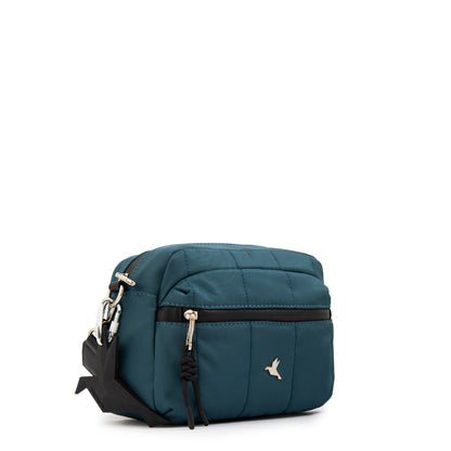Cartera Bandolera pequeña lizel petroleo oscuro