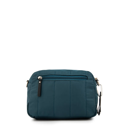 Cartera Bandolera pequeña lizel petroleo oscuro