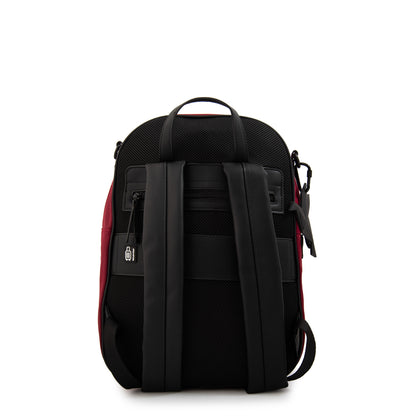 Mochila porta notebook grande carina burdeo