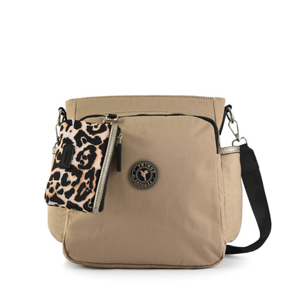 Cartera Bandolera Mediana Zuzu Beige