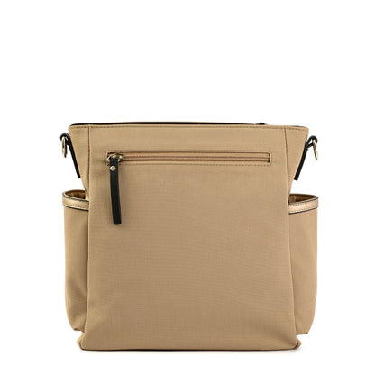 Cartera Bandolera Mediana Zuzu Beige