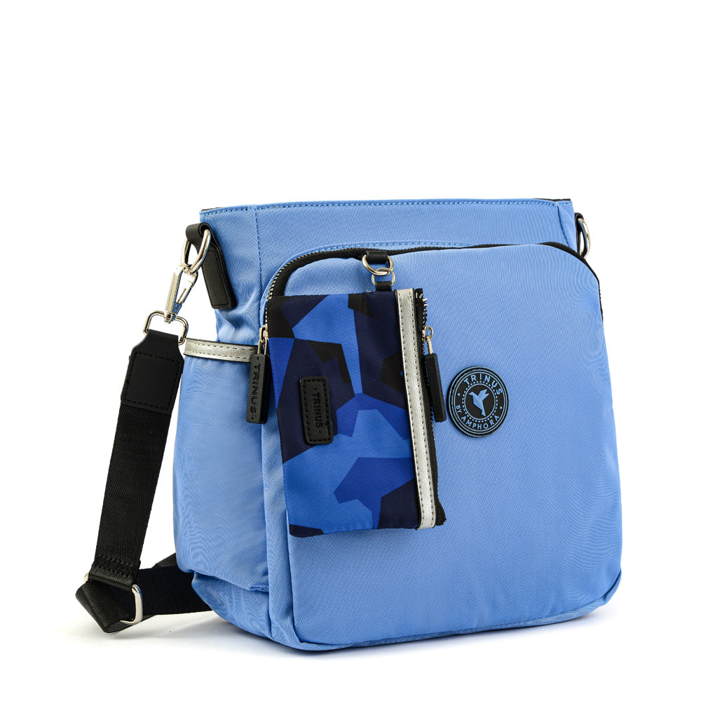 Cartera Bandolera Mediana Zuzu Azul