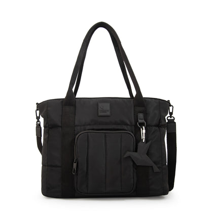 Cartera tote porta notebook florence mediana negro