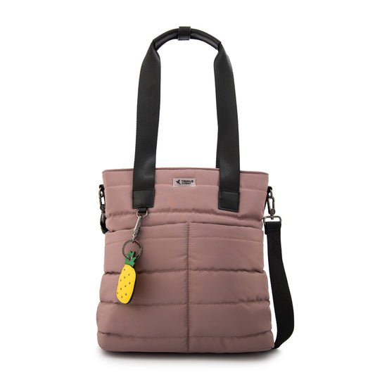 Cartera Dos Asas shopping tiana mediana rosa viejo