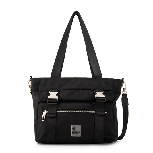 Cartera dos asas college grande negro