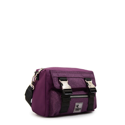 Cartera bandolera college pequeña morado
