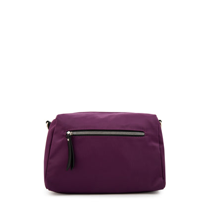 Cartera bandolera college pequeña morado