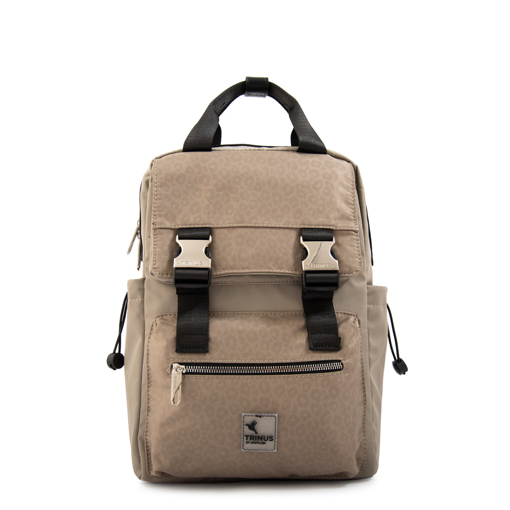 Mochila Porta Notebook college grande taupe