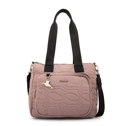 Cartera tote ivanca grande rosa viejo