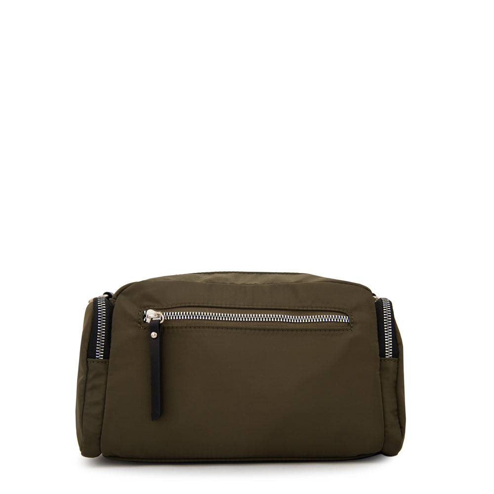 Cartera bandolera melania mediana verde oliva