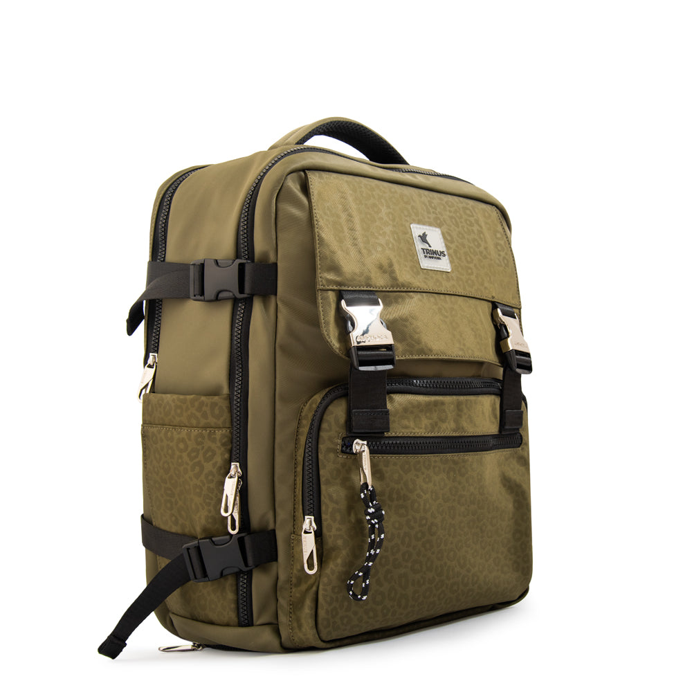 Mochila travel college verde oliva