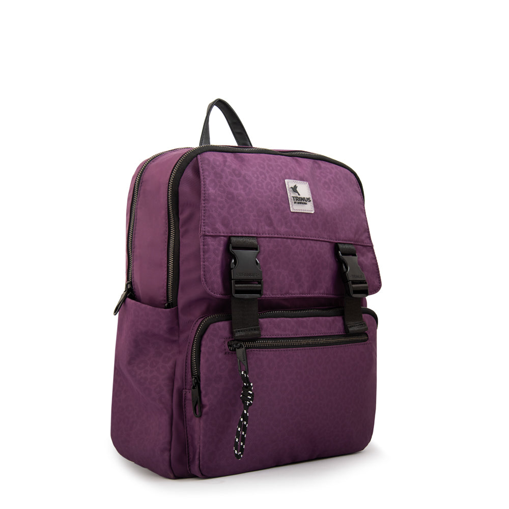 Mochila porta notebook college morado