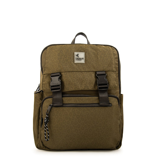 Mochila porta notebook college verde oliva