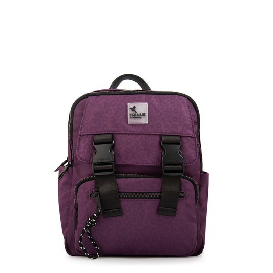 Mochila college mediana morado
