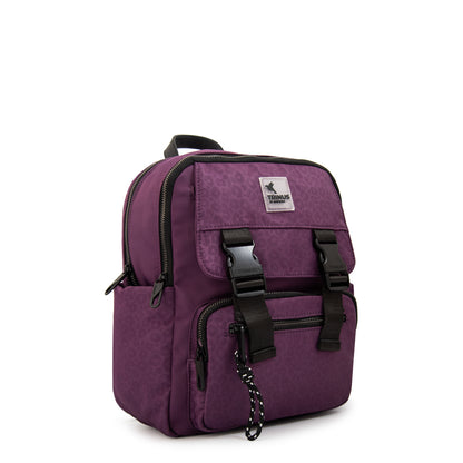 Mochila college mediana morado