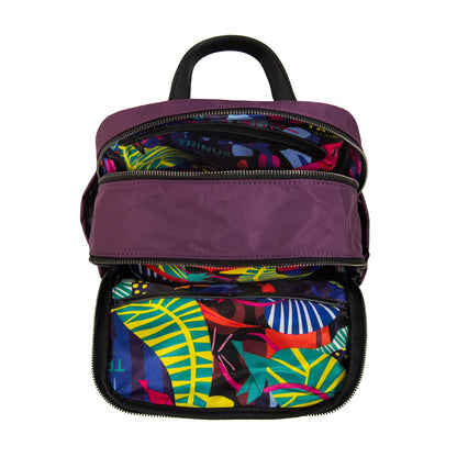 Mochila college mediana morado